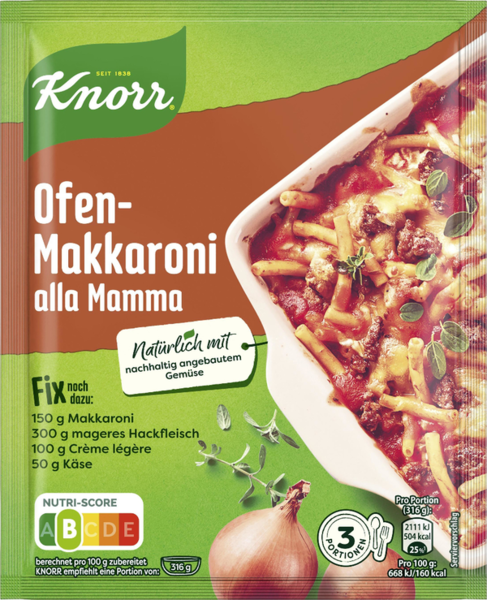 Knorr Fix Ofenmakkaroni alla Mamma 48g