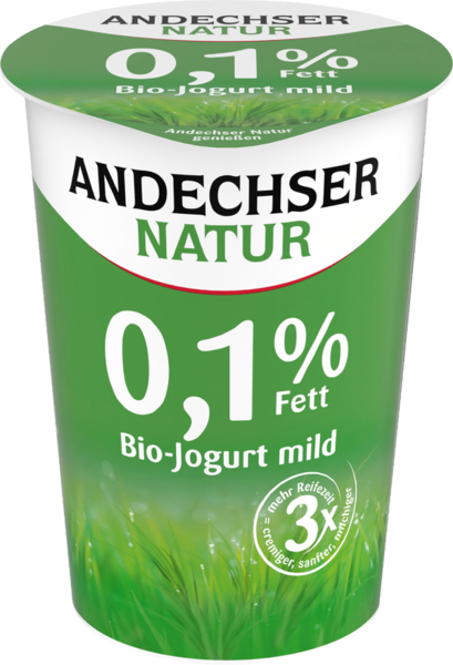 Andechser Natur Bio Jogurt mild 0,1% 500 g Andechser Natur Bio Jogurt mild 0,1% 500 g