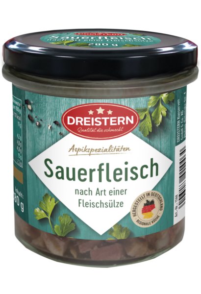 Dreistern Sauerfleisch 280g Dreistern Sauerfleisch 280g