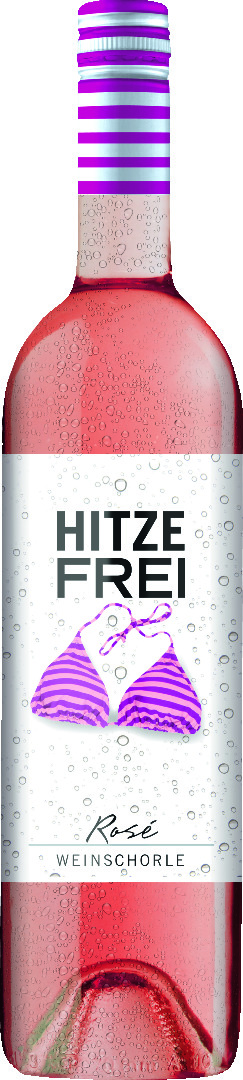 Hitzefrei Weinschorle rosé lieblich 0,75l Hitzefrei Weinschorle rosé lieblich 0,75l