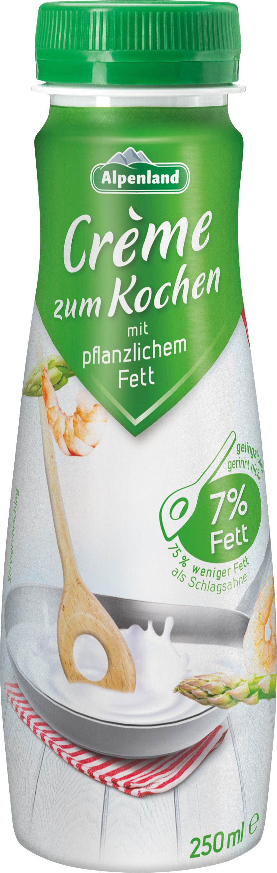 Alpenland Crème zum Kochen 7% Fett 250ml