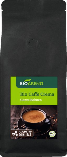 Biogreno Caffé Crema ganze Bohnen 500g Biogreno Caffé Crema ganze Bohnen 500g