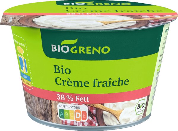 Biogreno Creme Fraiche 38% Fett 200g Biogreno Creme Fraiche 38% Fett 200g