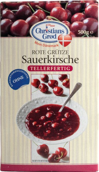 Christians Grod Rote Grütze Sauerkirsche 500g Christians Grod Rote Grütze Sauerkirsche 500g