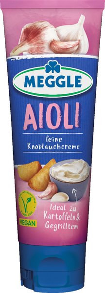 Meggle Aioli feine Knoblauchcreme vegan 80ml