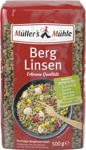 Müller's Mühle Berglinsen 500g