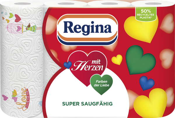 Regina Küchenrolle 4 Rollen x 43 Blatt