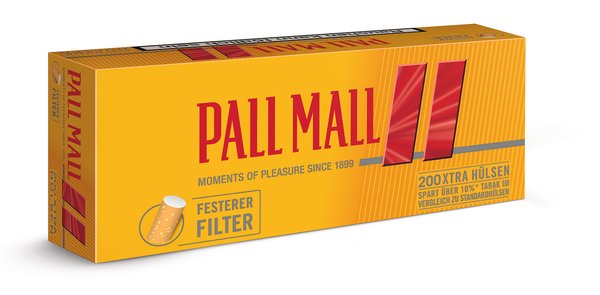 Pall Mall Allround XTRA Hülsen 200 Stück Pall Mall Allround XTRA Hülsen 200 Stück