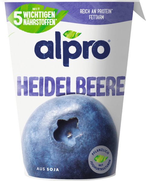 Alpro Soja Joghurtalternative Heidelbeere 400g