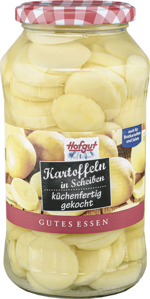 Hofgut Kartoffeln in Scheiben 720ml Hofgut Kartoffeln in Scheiben 720ml