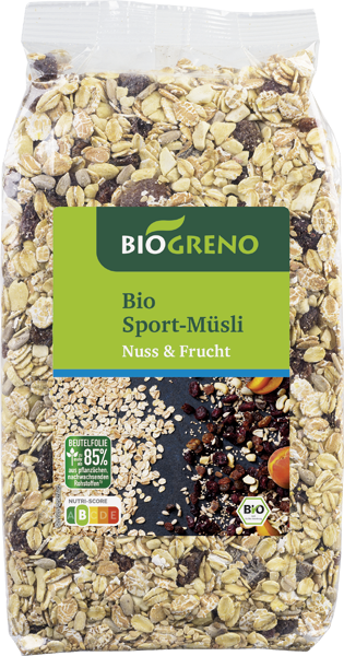 Biogreno Sport-Müsli Nuss & Frucht 500g Biogreno Sport-Müsli Nuss & Frucht 500g