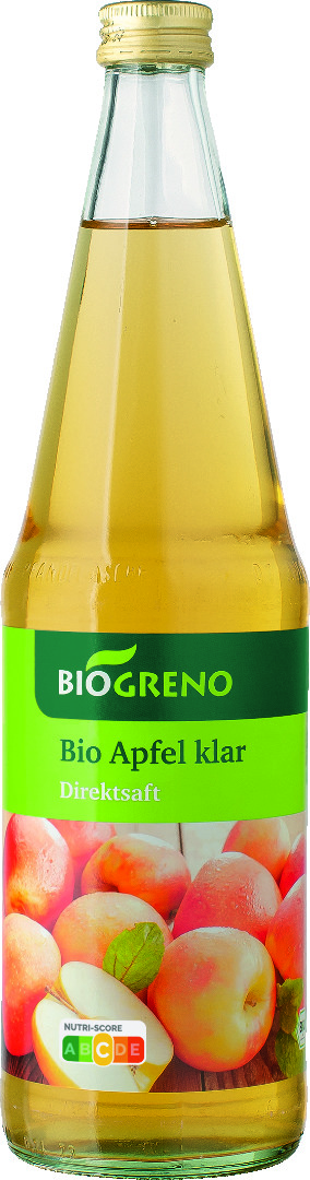 Biogreno Apfelsaft klar 0,7l