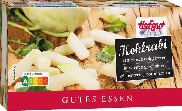 Hofgut Kohlrabi in Streifen 450g Hofgut Kohlrabi in Streifen 450g