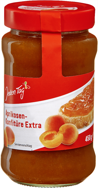 Jeden Tag Konfitüre extra Aprikose 450g
