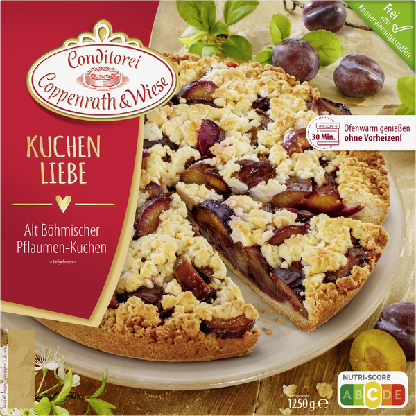 Conditorei Coppenrath & Wiese Kuchenliebe Alt Böhmischer Pflaumen-Kuchen 1250g Conditorei Coppenrath & Wiese Kuchenliebe Alt Böhmischer Pflaumen-Kuchen 1250g