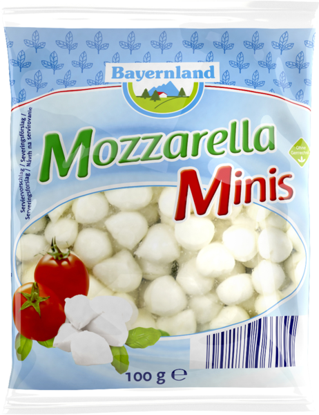 Bayernland Mozzarella Minis 100g Bayernland Mozzarella Minis 100g