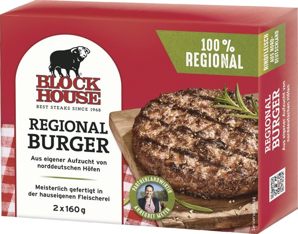 Block House Regional Burger 2x160g Block House Regional Burger 2x160g