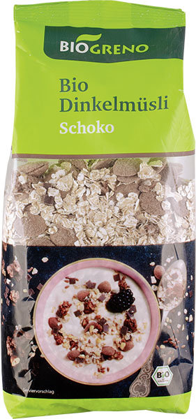 Biogreno Dinkelmüsli Schoko 425g Biogreno Dinkelmüsli Schoko 425g