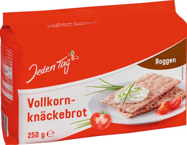 Jeden Tag Knäckebrot Roggen 250g