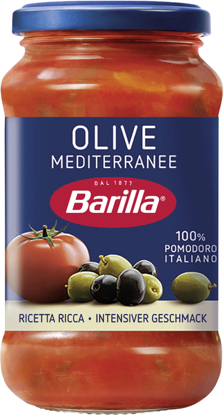 Barilla Sauce Olive Mediterranee 400g Barilla Sauce Olive Mediterranee 400g