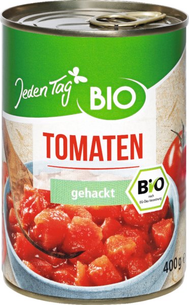 Jeden Tag Bio Tomaten gehackt 400g