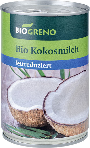 Biogreno Kokosmilch fettreduziert 400ml Biogreno Kokosmilch fettreduziert 400ml