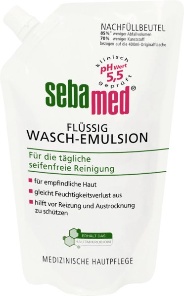 Sebamed Seifenfreie Waschemulsion Nachfüllbeutel 400ml