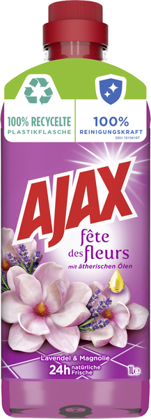 Ajax Allzweckreiniger Lavendel & Magnolie 1l Ajax Allzweckreiniger Lavendel & Magnolie 1l