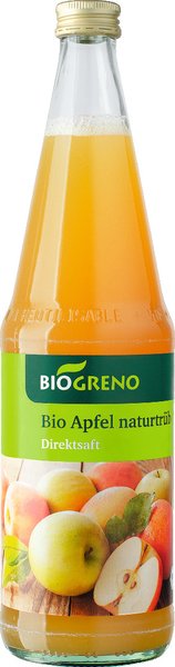 Biogreno Apfelsaft naturtrüb 0,7l