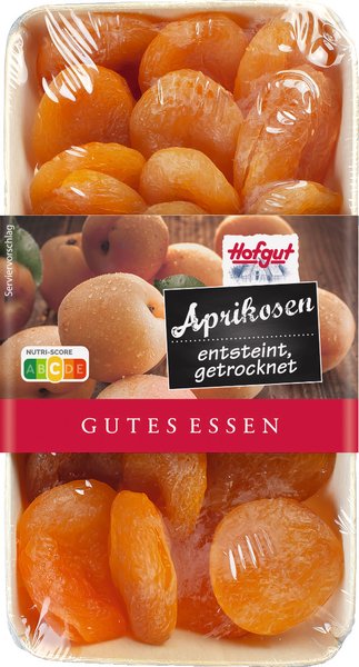 Hofgut Aprikosen entsteint und getrocknet 200g Hofgut Aprikosen entsteint und getrocknet 200g