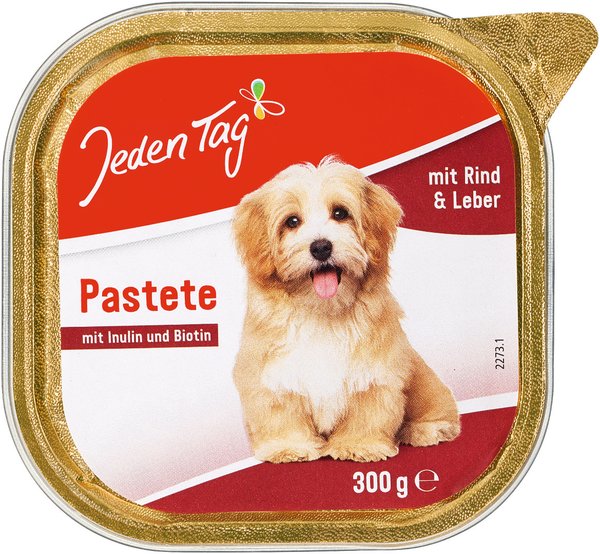 Jeden Tag Pastete mit Rind & Leber 300g