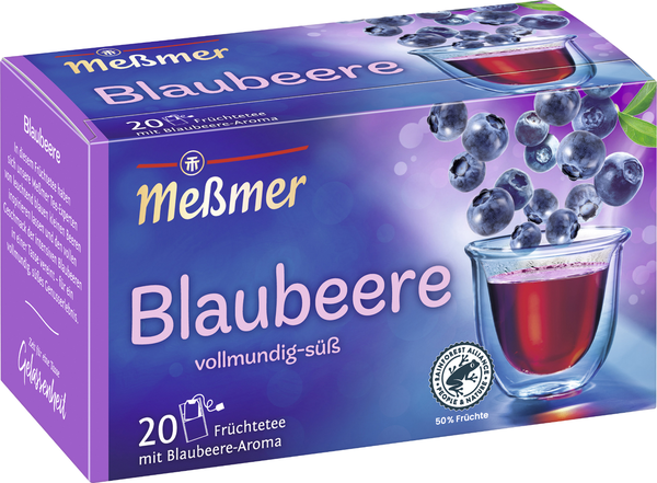 Meßmer Blaubeere 20 Beutel Meßmer Blaubeere 20 Beutel