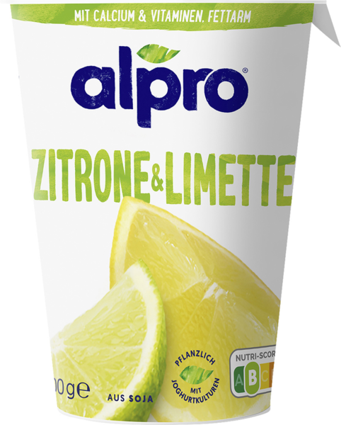 Alpro Soja Joghurtalternative Zitrone und Limette 400g