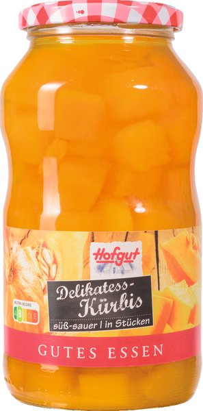 Hofgut Delikatess-Kürbis in Stücken 720ml