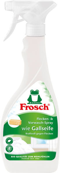 Frosch Flecken- und Vorwasch-Spray wie Gallseife 500ml Frosch Flecken- und Vorwasch-Spray wie Gallseife 500ml
