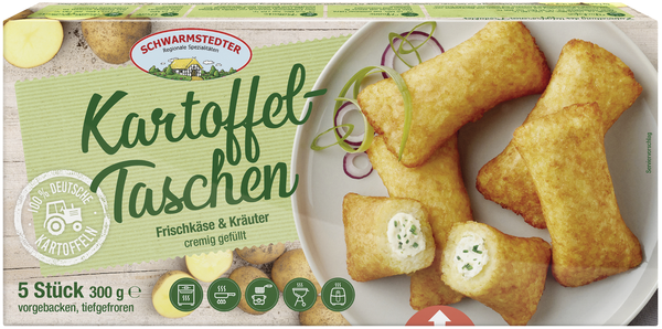 Schwarmstedter Kartoffeltasche Frischkäse & Kräuter 300g Schwarmstedter Kartoffeltasche Frischkäse & Kräuter 300g