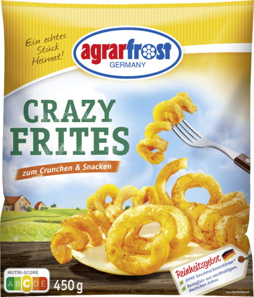 Agrarfrost Crazy Frites 450g Agrarfrost Crazy Frites 450g