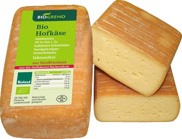 Biogreno Hofkäse 50% Fett i. Tr. Biogreno Hofkäse 50% Fett i. Tr.