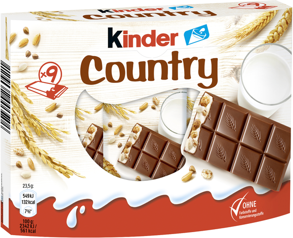 Kinder Country 9 Riegel