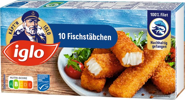 iglo 10 Fischstäbchen 300g iglo 10 Fischstäbchen 300g