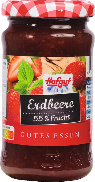 Hofgut Fruchtaufstrich Erdbeere 250g