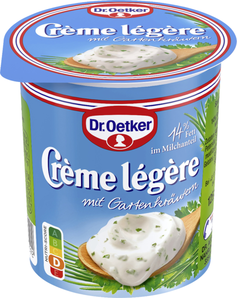 Dr.Oetker Crème légère Gartenkräuter 125g Dr.Oetker Crème légère Gartenkräuter 125g