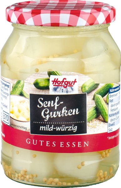 Hofgut Senfgurken 370ml Hofgut Senfgurken 370ml