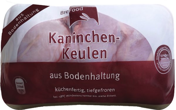 BreFood Kaninchenkeulen aus Bodenhaltung 1000g BreFood Kaninchenkeulen aus Bodenhaltung 1000g