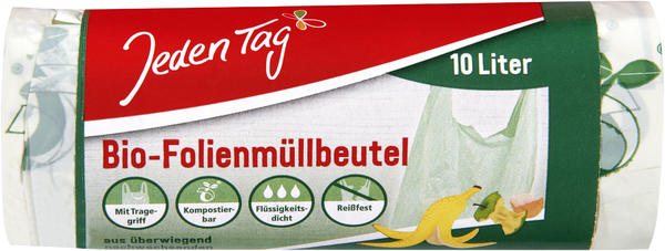 Jeden Tag Bio-Müllbeutel 10x10l