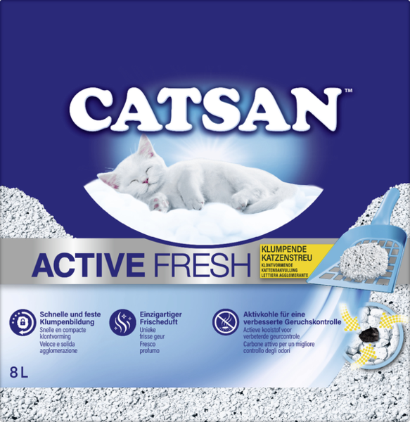 Catsan Active Fresh Klumpstreu 8l Catsan Active Fresh Klumpstreu 8l