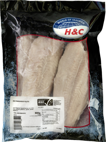 H&C Pangasius Filets 800g H&C Pangasius Filets 800g