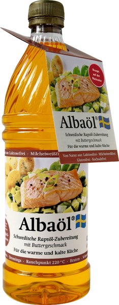 Albaöl Schwedische Rapsölzubereitung mit Buttergeschmack 0,75l