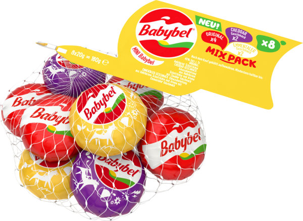 Babybel Mini Mix 45% Fett i.Tr. 8x20g