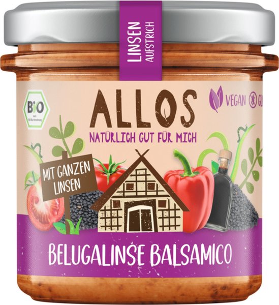 Allos Linsen Aufsrich Belugalinse Balsamico 140g